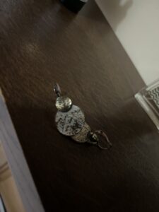 Click to view full screen Cuarț roz cercei photo review