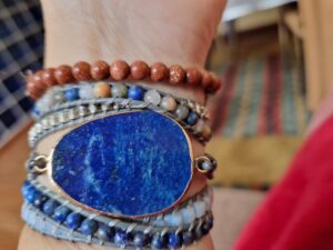 Bratara Lapis Lazuli Argintiu photo review