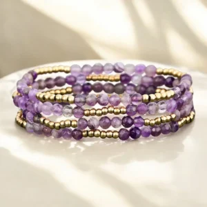 Brățară Golden Violet Ametist