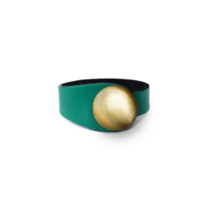 Brățară Din Piele Soria Gold + Buton Ceramic