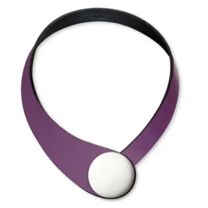 Colier Din Piele Barcelona + Buton Ceramic