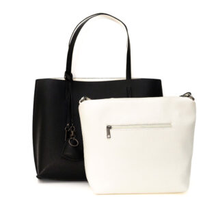 Borsa Geanta cu doua fete Black&White