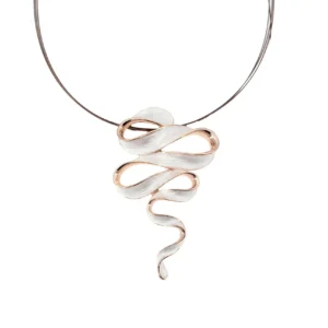 Serpentin White Colier