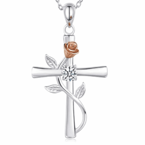 ROSE CROSS colier