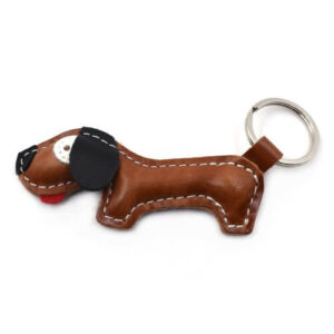 Breloc din piele Teckel Maro