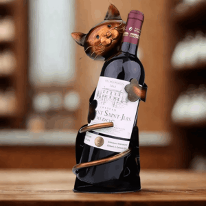 Raft de vin modern - pisică