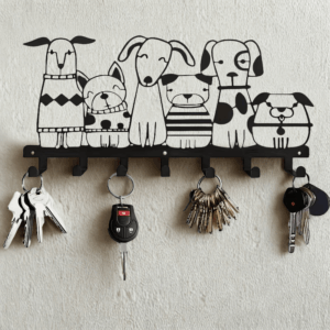 Suport chei de perete - câini