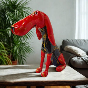 Statuia unui Teckel Roșu