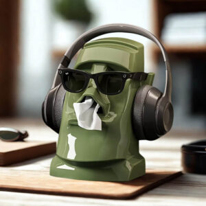 Suport modern multifuncțional pentru prosoape de hârtie - verde