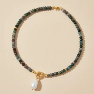 Agate Pearl Colier